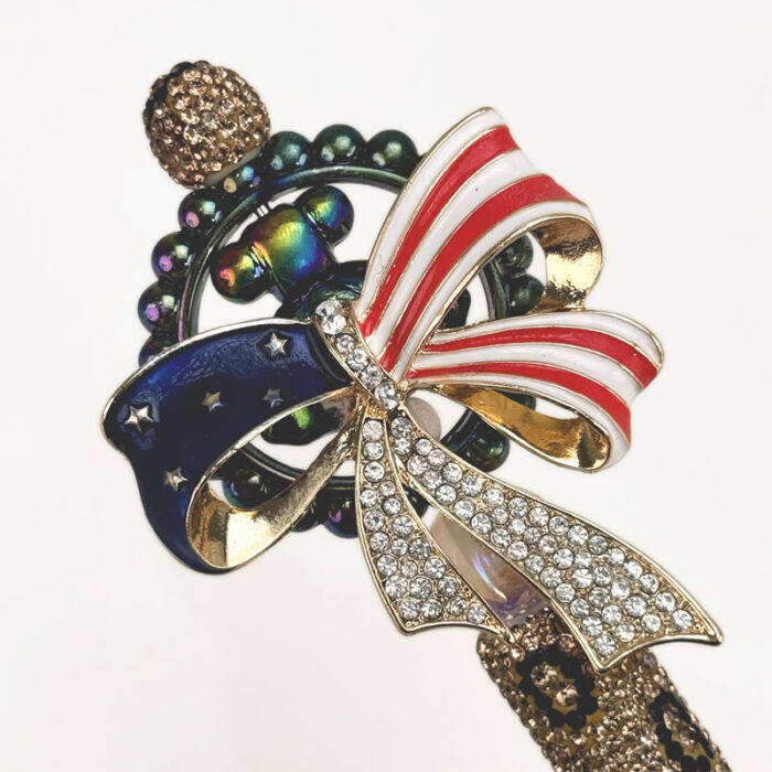 Bow Knot Rhinestone Pen Vintage - Image 3