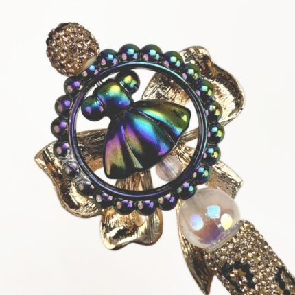 Bow Knot Rhinestone Pen Vintage - Image 4