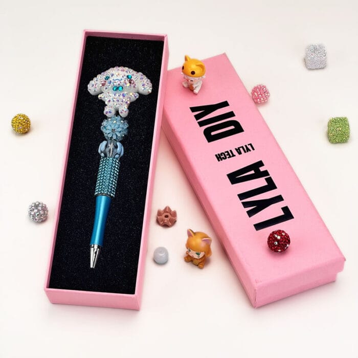 Cinnamoroll Blue Half Rhinestone Pen Sanrio - Image 2