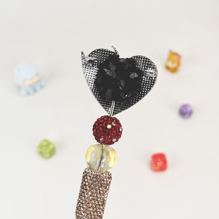 Deadpool Golden Rhinestone Pen Vintage - Image 3