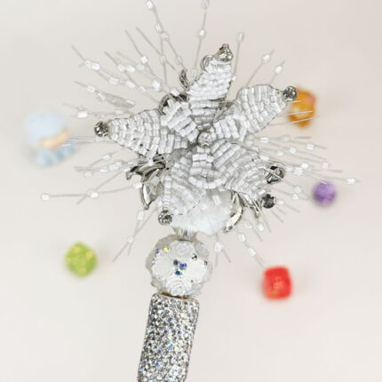 Eternal Heart White Rhinestone Pen Vintage - Image 3