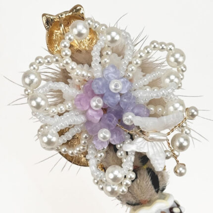 Fox Brown Rhinestone Pen Vintage - Image 4