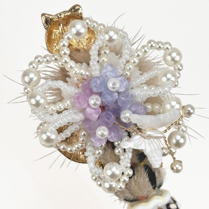 Fox Brown Rhinestone Pen Vintage - Image 4