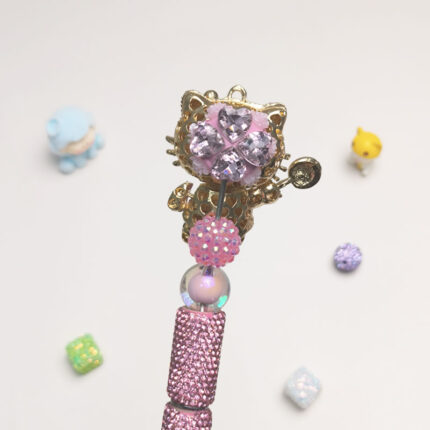 HelloKitty Pink Rhinestone Pen Sanrio A - Image 3