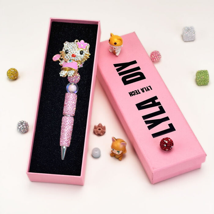 HelloKitty Pink Rhinestone Pen Sanrio A - Image 2