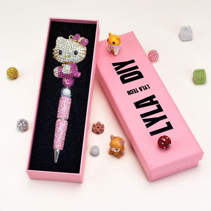 HelloKitty Pink Rhinestone Pen Sanrio B - Image 2