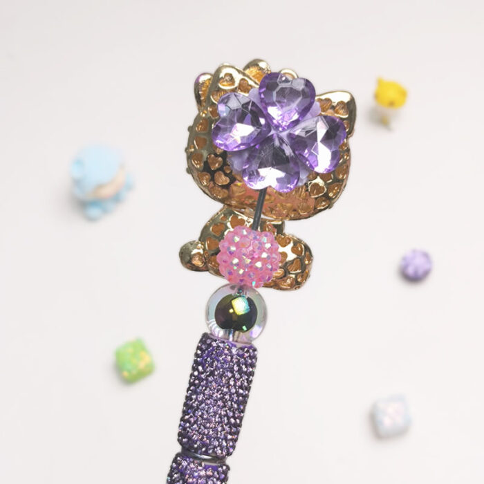 HelloKitty Purple Rhinestone Pen Sanrio - Image 3