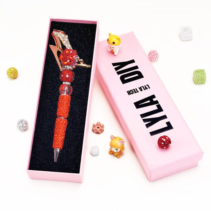 High Heels Red Rhinestone Pen Vintage - Image 2