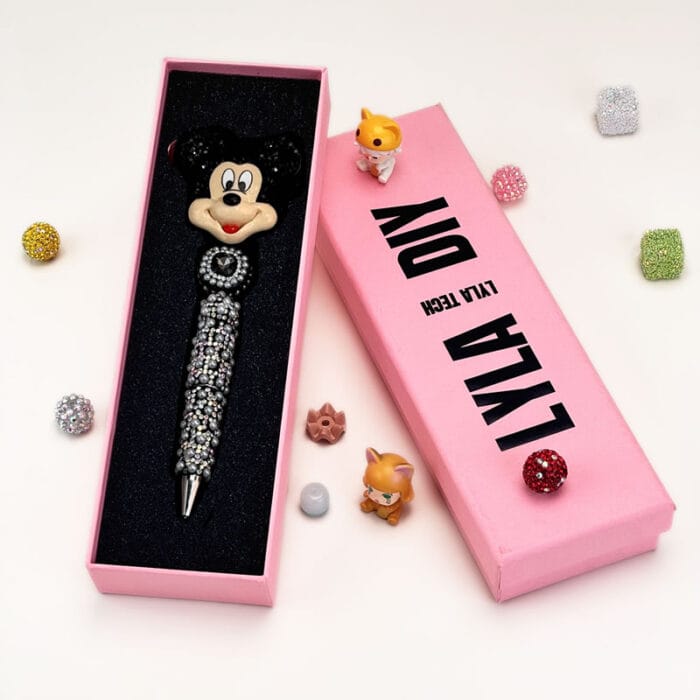 Mickey Mouse Black Beaded Pen Disney - Image 2