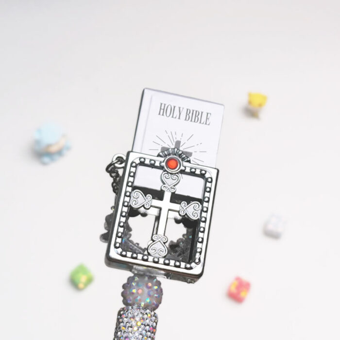 Mini Bible Rhinestone Pen Vintage - Image 4