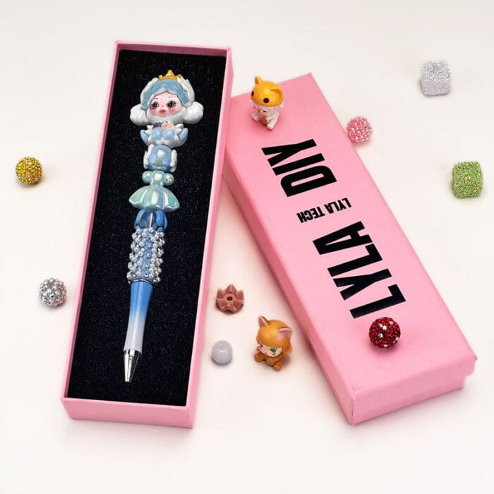 Molly Blue Half Beaded Pen Popmart - Image 2