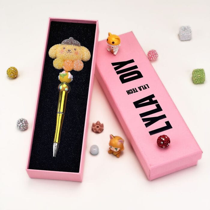 Pompom Golden Sweet Electricplating Pen Sanrio - Image 2