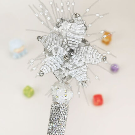 Royal Ruby White Rhinestone Pen Vintage - Image 3