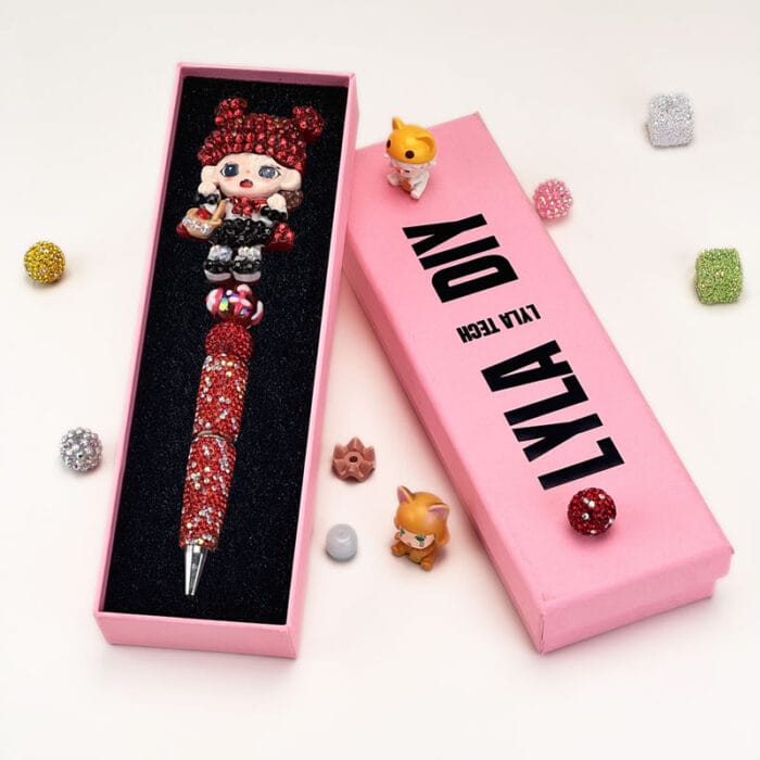 SP7 Red Rhinestone Pen Popmart - Image 2