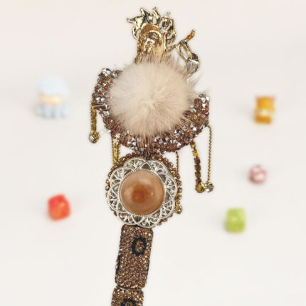 White Horse Rhinestone Pen Vintage - Image 4