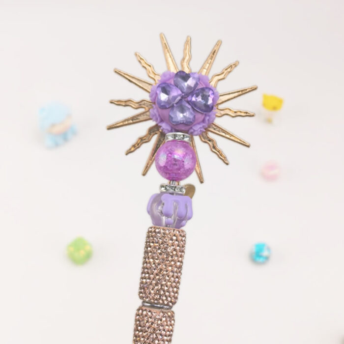 Apollō Series Gold Full Rehinestones Pen - Image 2