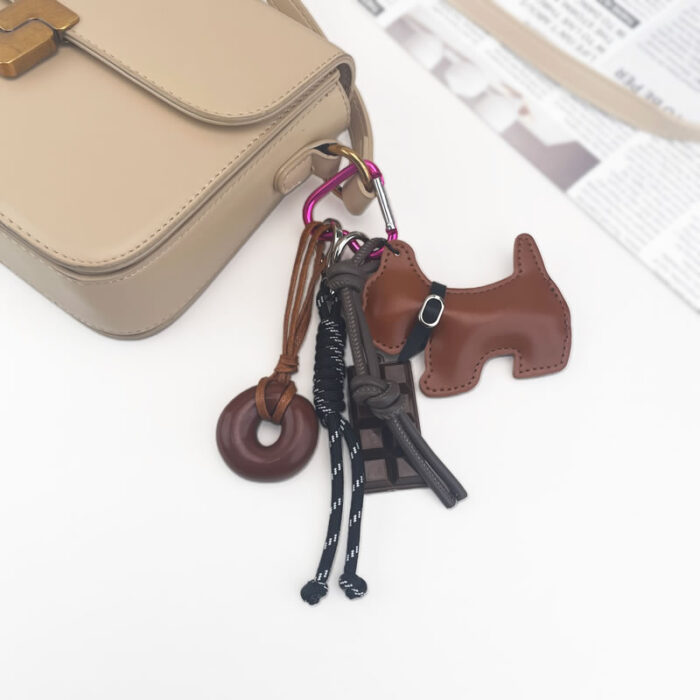 Brown Dog Chocolate Donut Keychain 7 in 1 - Image 2