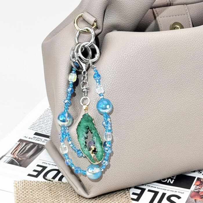 Emerald Glow Charm DIY-Chain BagChain KeyChain - Image 2