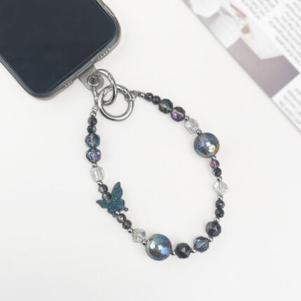 Black&Gold Guitar Metalstyle Multi-functional Rehinestone Pen and Keychain - Image 3