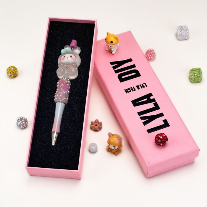 Melody White Half Beaded Pen Sanrio - Image 2
