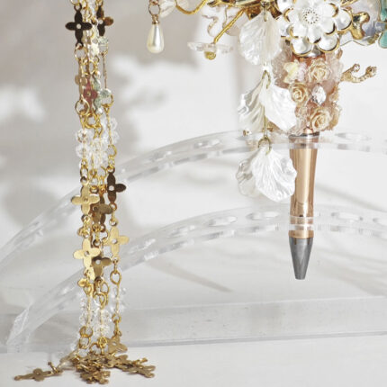 Muticolor Flowers with Tassel Pen - Image 6